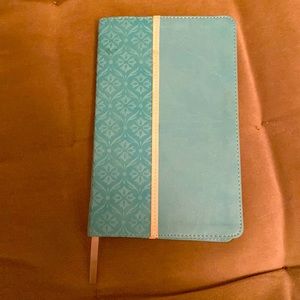 Bible in robins egg blue